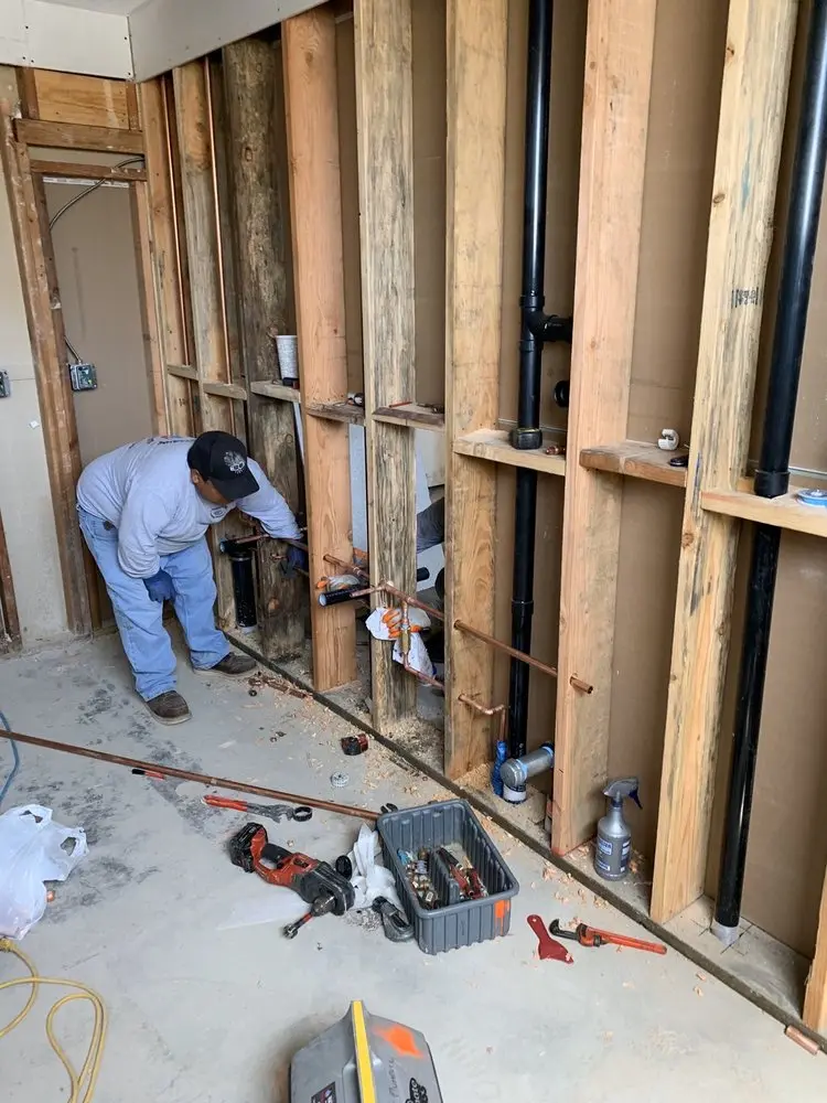 Commercial rough-in plumbing for Water Heater Replacement in Lemon Grove